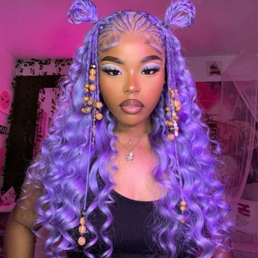 Light Lavender Body Wave 13x4 Glueless Wear to Go HD Wig