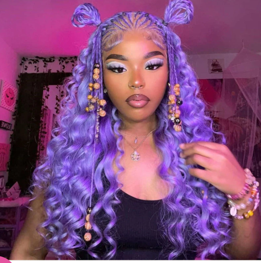 Light Lavender Body Wave 13x4 Glueless Wear to Go HD Wig