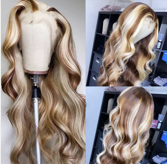 Pre-Plucked 4/613 Wear to Go Body Wave 13x4 Glueless Lace Front Wig