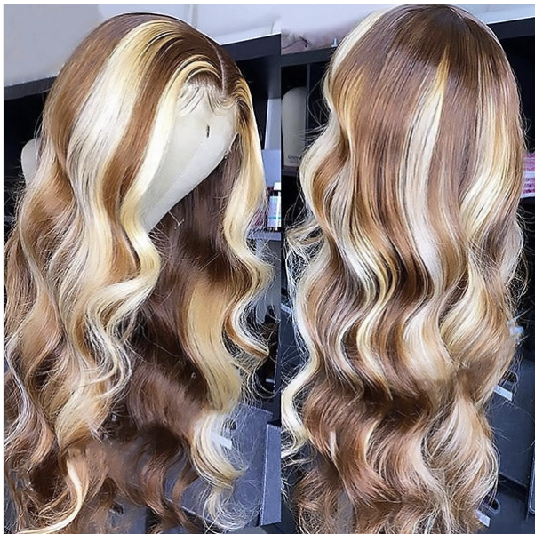 Pre-Plucked 4/613 Wear to Go Body Wave 13x4 Glueless Lace Front Wig