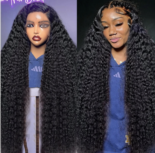 Wear & Go Undetectable Invisible 13x4 HD Glueless Lace Front Brazilian Deep Wave Wig