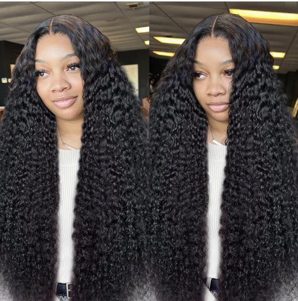 Wear & Go Undetectable Invisible 13x4 HD Glueless Lace Front Brazilian Deep Wave Wig