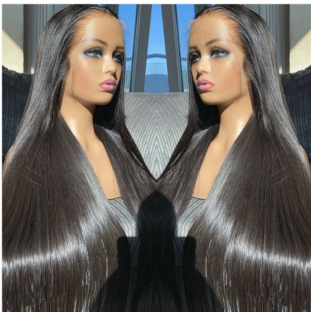 Transparent Glueless Straight Lace Wig