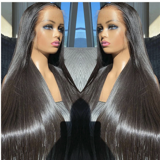 Transparent Glueless Straight Lace Wig