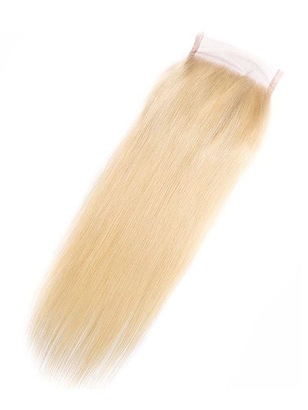 Russian Blonde Straight 4*4 Closure - My StoreClassy Closet Beauty & Bundles