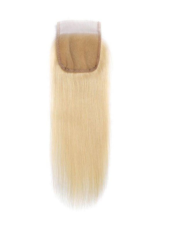 Russian Blonde Straight 4*4 Closure - My StoreClassy Closet Beauty & Bundles