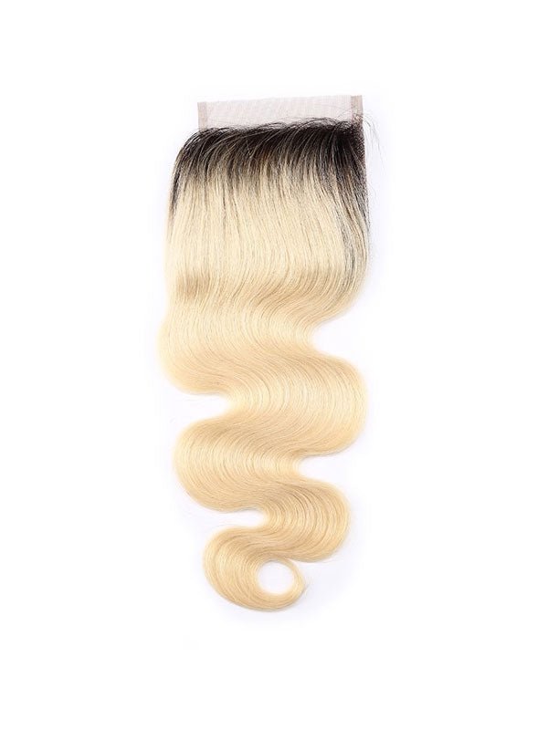 2-Tone 1b/613 Blonde Body Wave Closure - My StoreClassy Closet Beauty & Bundles