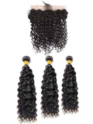 Brazilian Deep Wave (10A) Bundles + Frontal - My StoreClassy Closet Beauty & Bundles