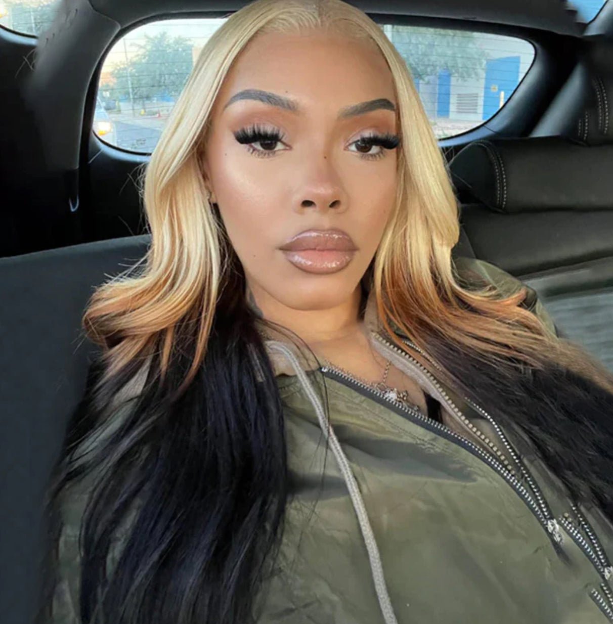 Blonde Ombre 13*4 HD Lace Front 613 Blonde Brown Pre Plucked Wig - Allove HairClassy Closet Beauty & Bundles