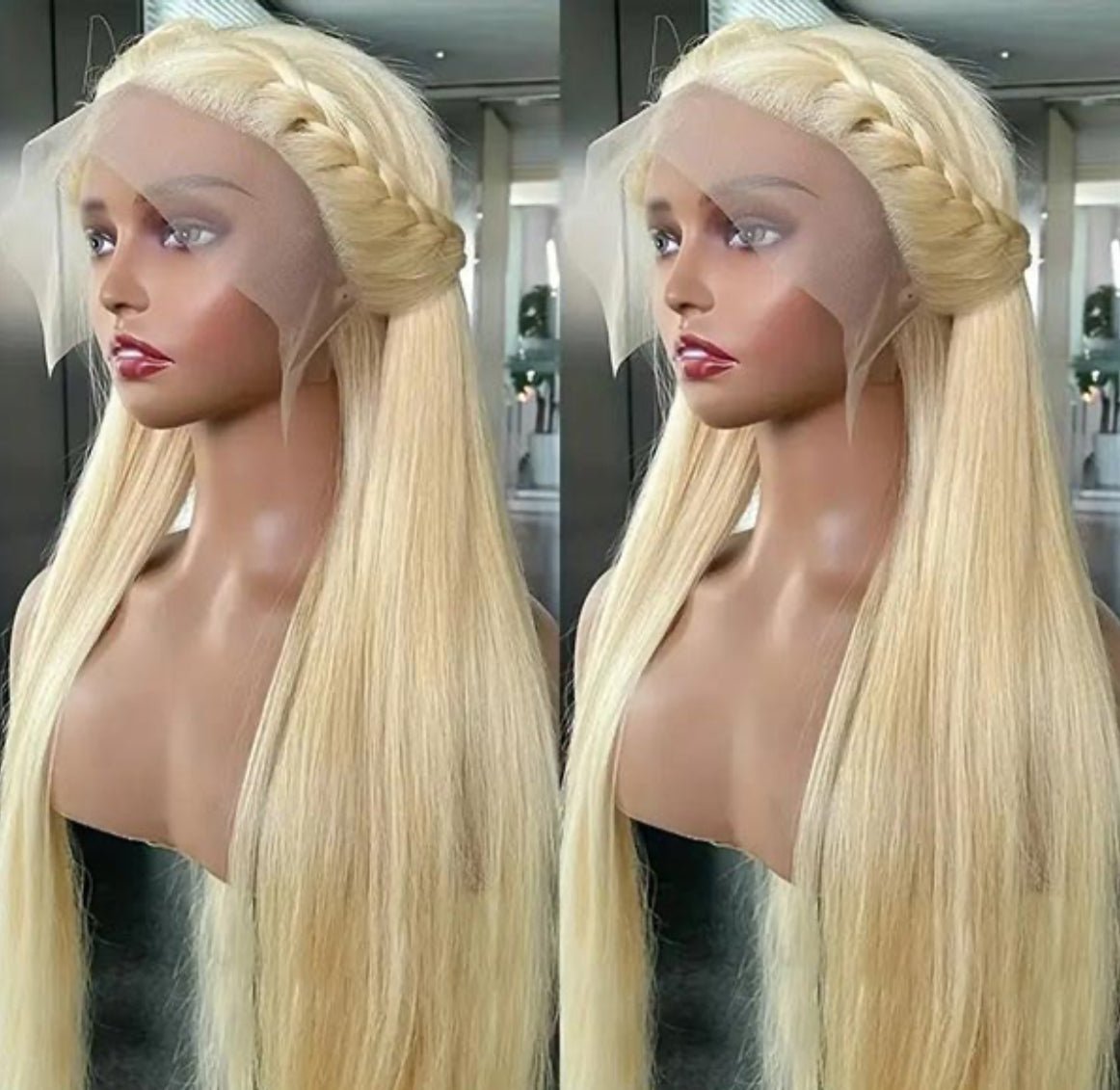 613 Blonde Color 13X6 Straight Human Hair HD Lace Front Wigs - wigsAllove HairClassy Closet Beauty & Bundles