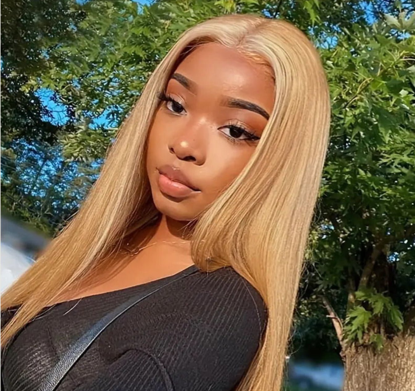 Honey Blonde 13x4 Straight Hair HD Lace Frontal Wig - wigsAllove HairClassy Closet Beauty & Bundles