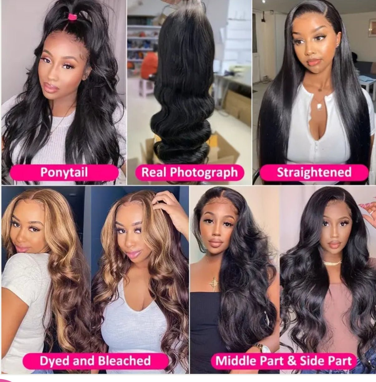 HD 13x4 Glueless Body Wave Human Hair Wig - wigsAllove HairClassy Closet Beauty & Bundles