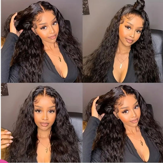 HD Transparent 13*4 Deep Curly Lace Front Human Hair Wigs - Allove HairClassy Closet Beauty & Bundles