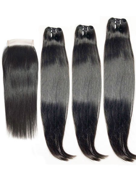 SEA Double-Drawn Straight (11A) Bundles + Closure - My StoreClassy Closet Beauty & Bundles