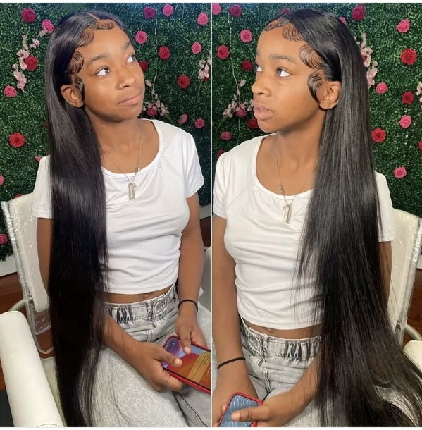 Straight 13 x 4 Lace Front Transparent Glueless Lace Wig - Allove HairClassy Closet Beauty & Bundles