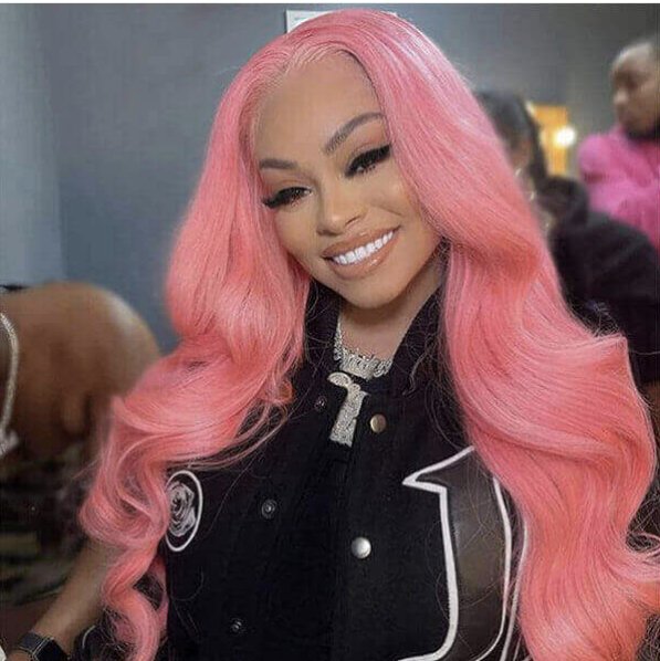 Pink Colored 13x4 HD Glueless Lace Front Wig Body Wave Barbie Wig - wigsAllove HairClassy Closet Beauty & Bundles