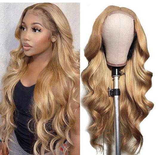 Honey Blonde Body Wave HD Lace Front Wig - Allove HairClassy Closet Beauty & Bundles