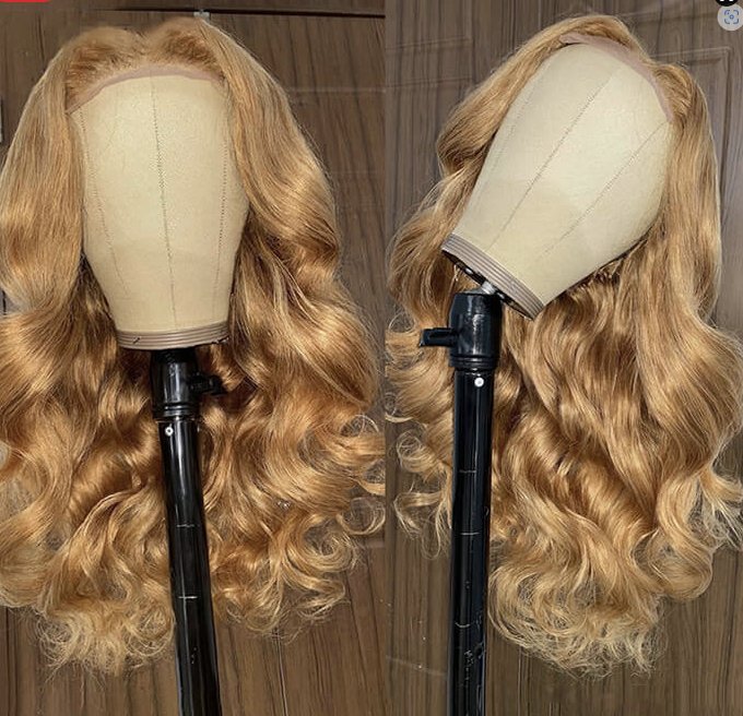 Honey Blonde Body Wave HD Lace Front Wig - Allove HairClassy Closet Beauty & Bundles