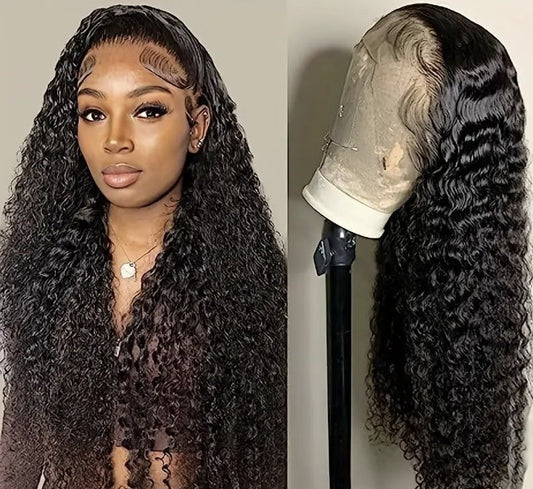 13x4 HD Lace Front Glueless Water Wave Wig - wigsAllove HairClassy Closet Beauty & Bundles