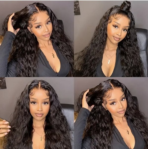 13x4 HD Lace Front Glueless Water Wave Wig - wigsAllove HairClassy Closet Beauty & Bundles