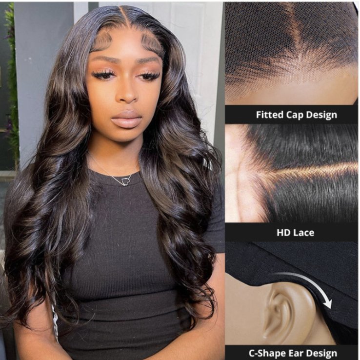 C-Shape 4x4 Wear & Go HD Lace Loose Wave Wig 100% Human Hair - Allove HairClassy Closet Beauty & Bundles