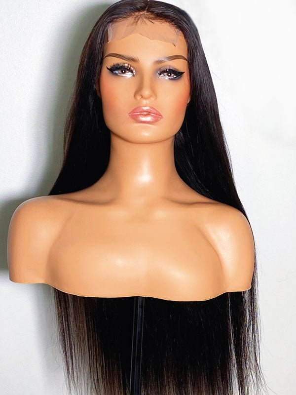 Transparent Lace 4x4 Closure Wig Brazilian Silk Straight - My StoreClassy Closet Beauty & Bundles