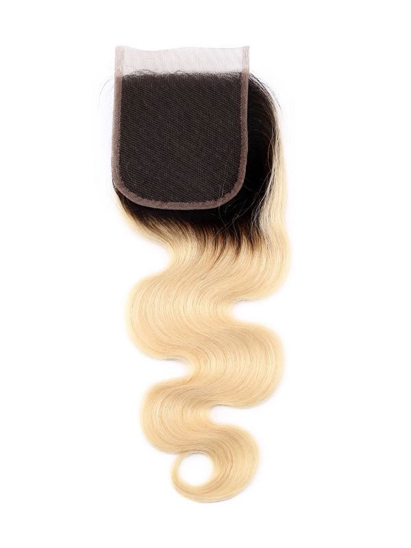 2-Tone 1b/613 Blonde Body Wave Closure - My StoreClassy Closet Beauty & Bundles