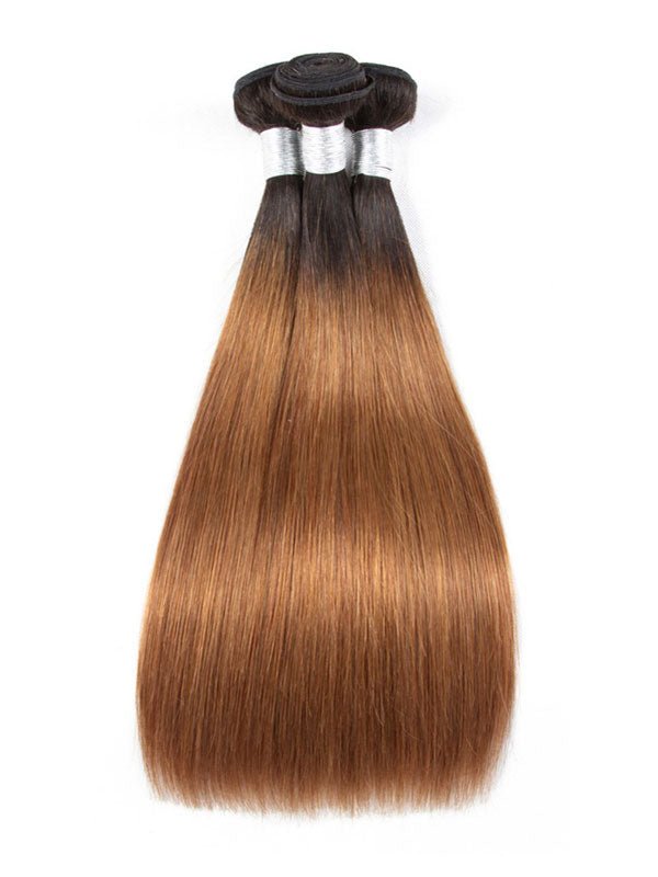 Ombre Golden Brown Sleek Straight Bundle Deals (1b/30) - My StoreClassy Closet Beauty & Bundles