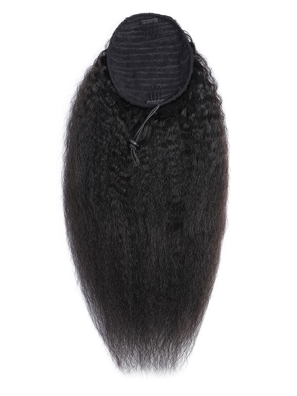 Kinky Straight Drawstring Ponytail