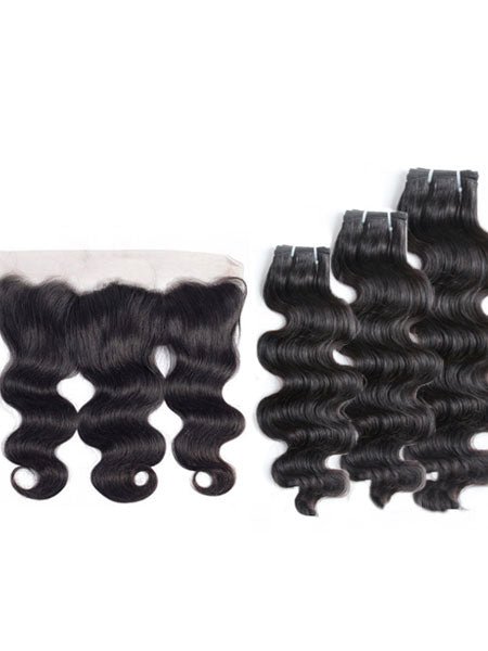 SEA Double-Drawn Body Wave (11A) Bundles + Frontal - My StoreClassy Closet Beauty & Bundles